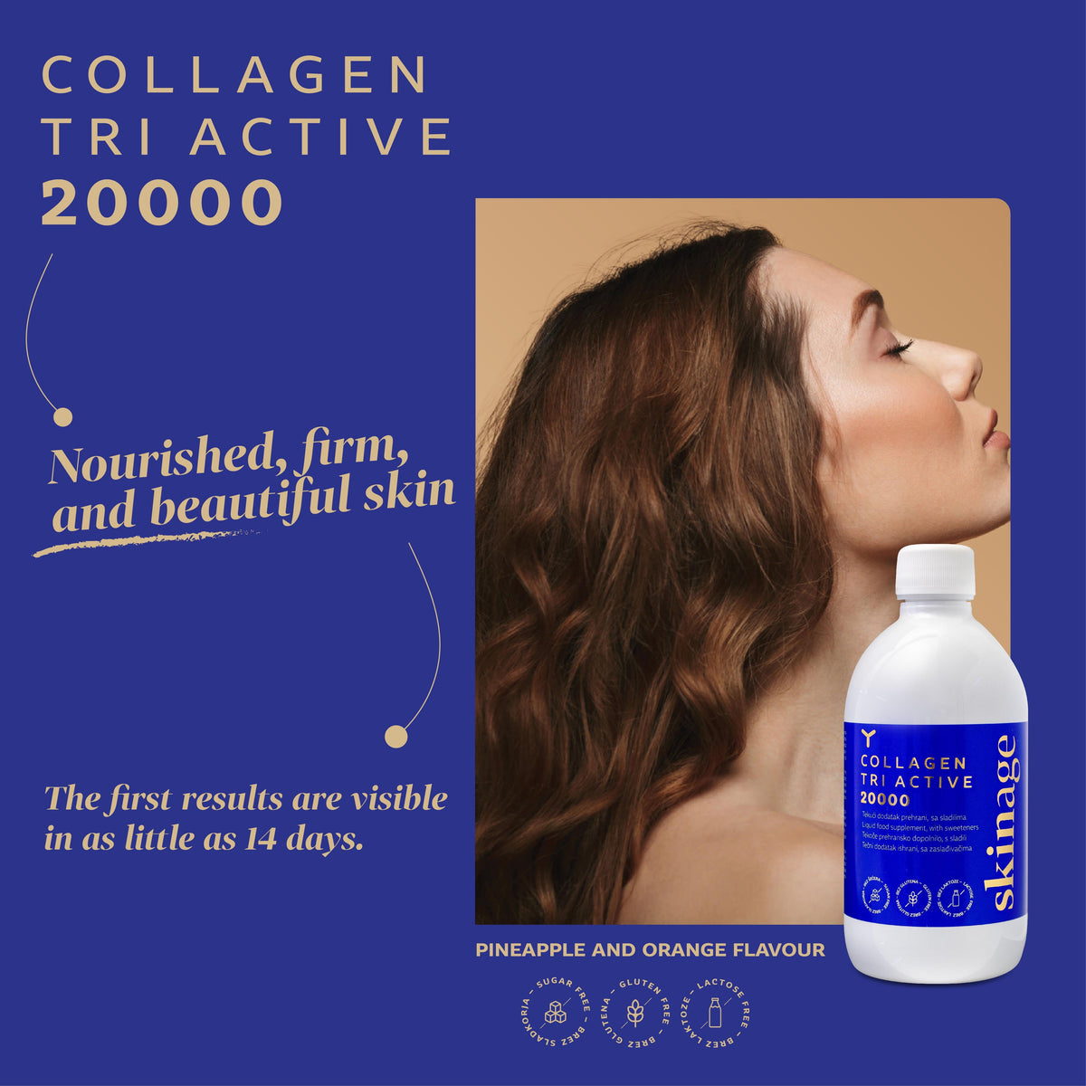Skinage Collagen Tri-Active 20000mg 500ML