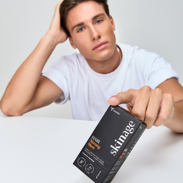 Skinage HAIR Strong MEN 60s Capsules SET( Capsules +Spray)