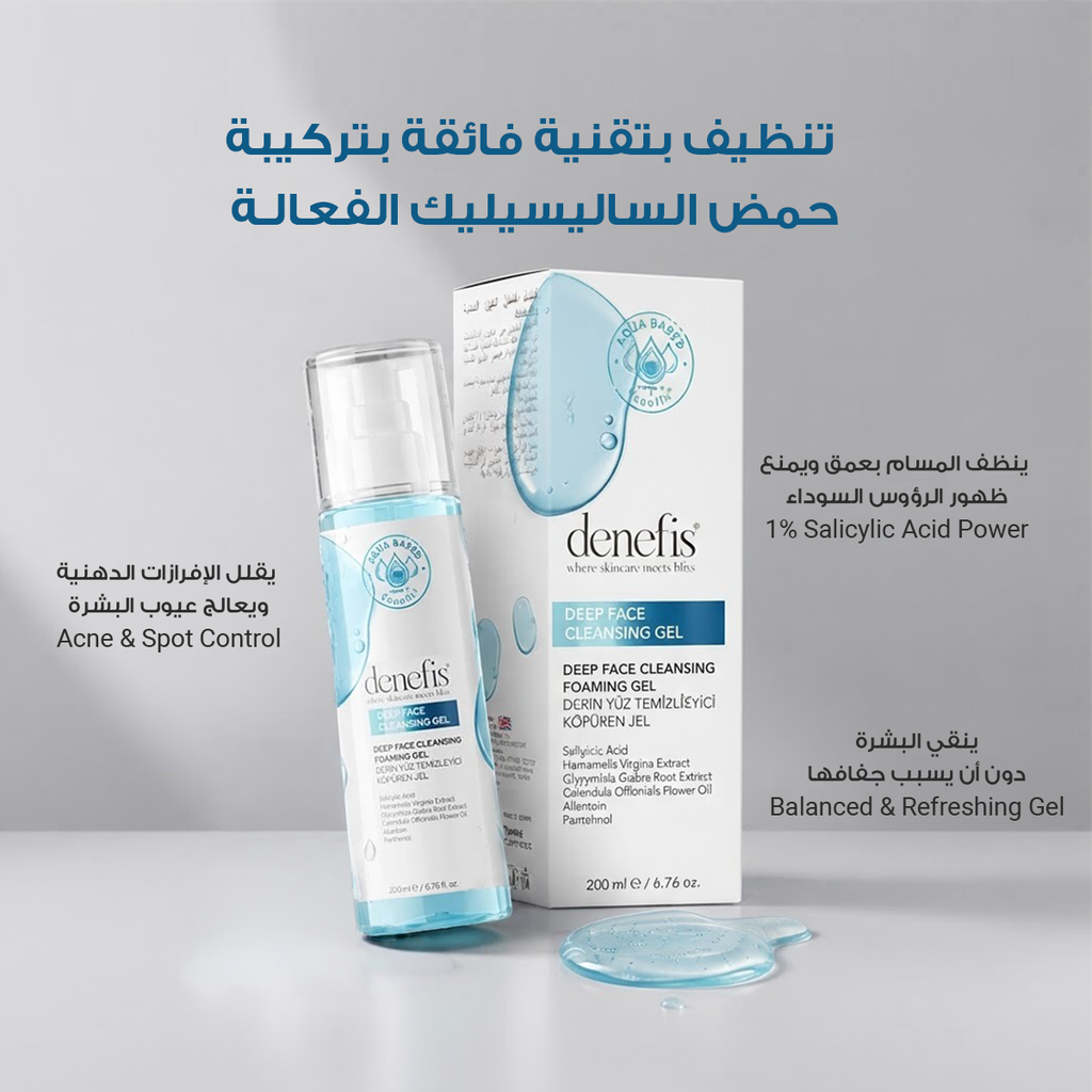 DENEFIS®ANTI-ACNE AND BLACK SPOT PURIFIER DEEP CLEANING FOAMING GEL 200Ml