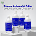 Skinage Collagen Tri-Active 20000mg 500ML Offer 4PCS