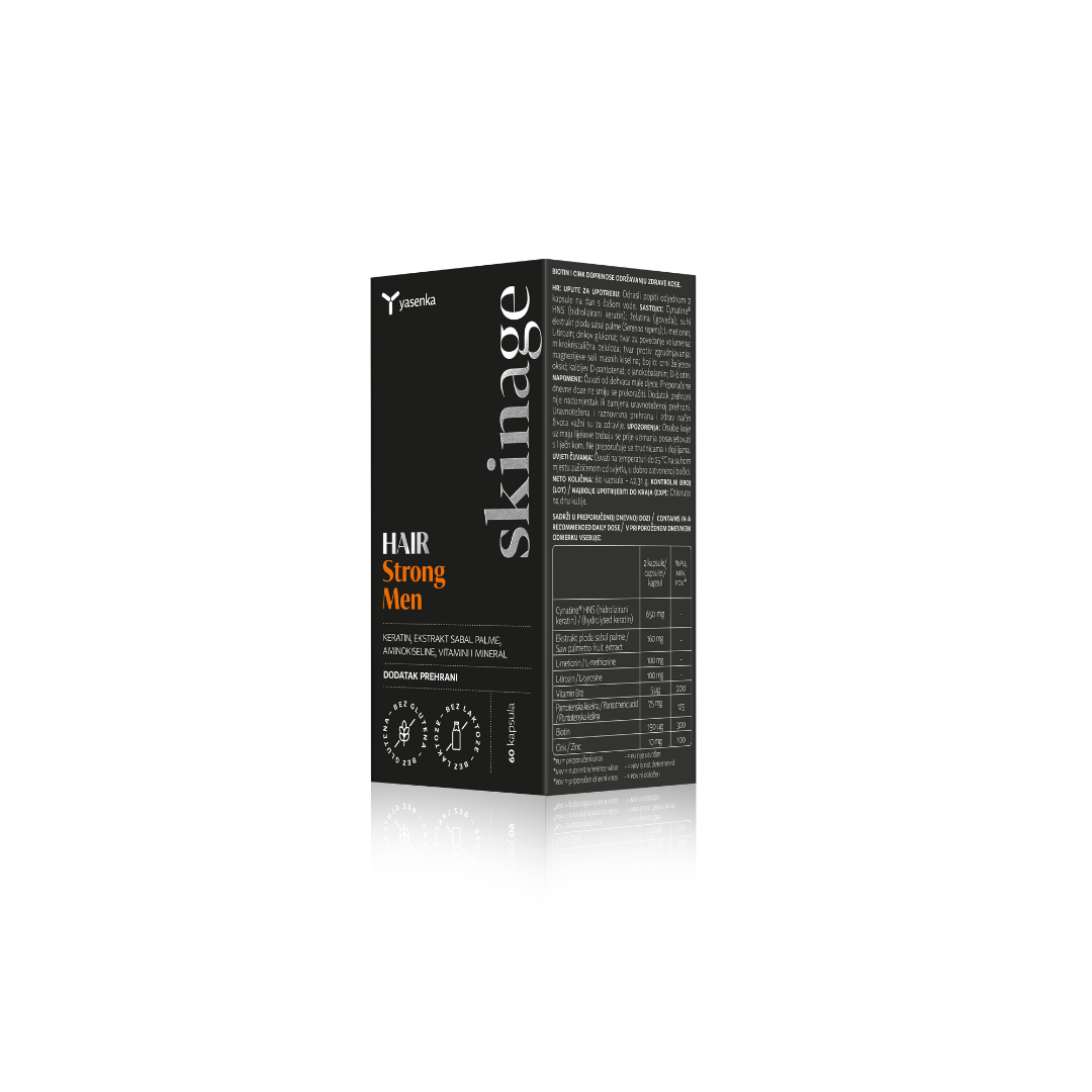 Skinage HAIR Strong MEN 60s Capsules SET( Capsules +Spray)